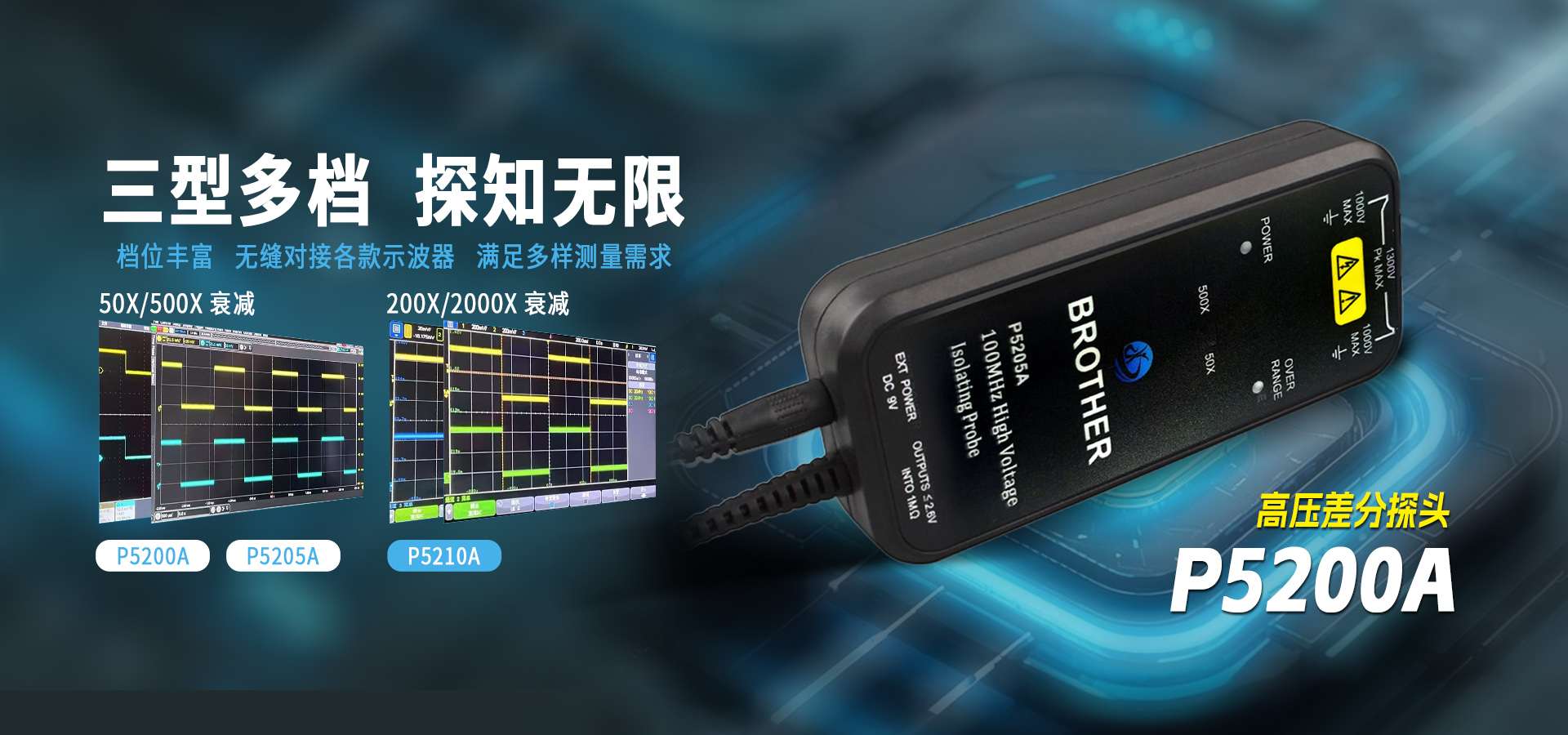 P5200A高压差分探头